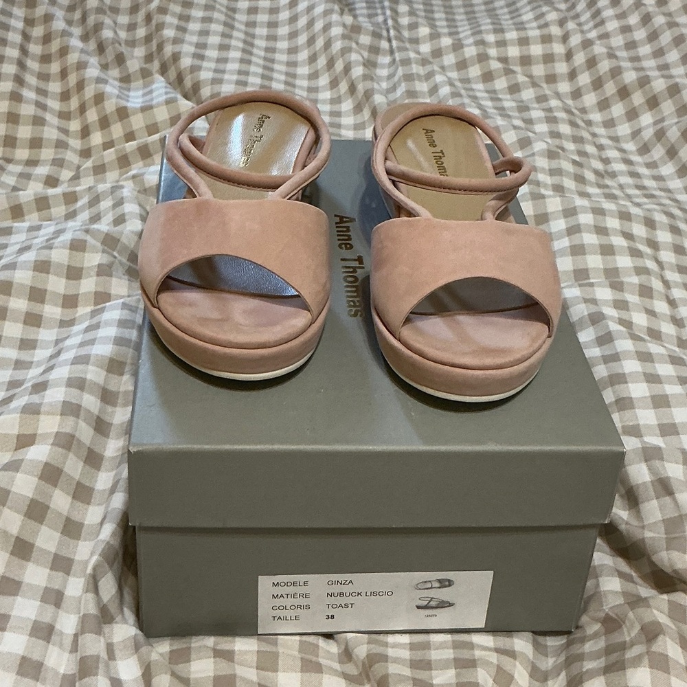 Anne Thomas Designer Pink Ginza Sandals